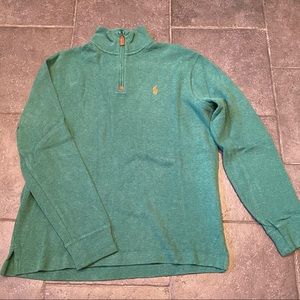 New! Men’s Polo Long Sleeve Quarter Zip